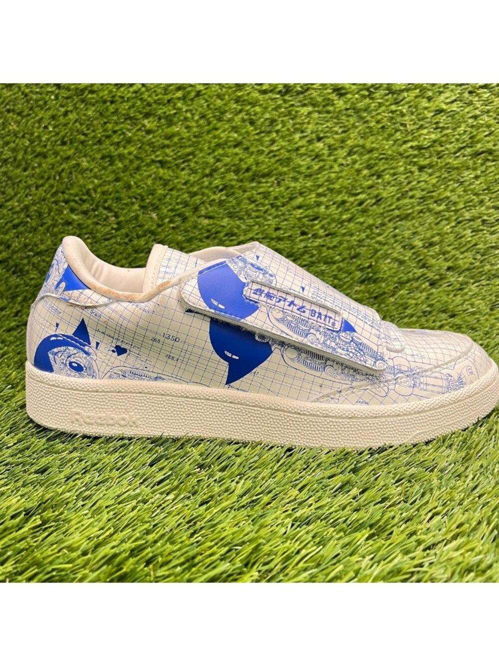 Reebok Club C Stomper BAIT Astro Mens Size 9 Chalk Blue Athletic Shoes Sneakers